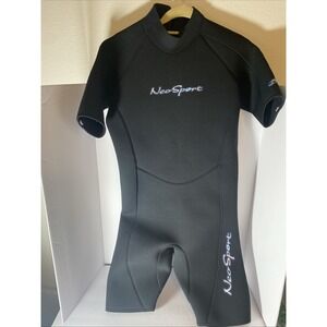 NeoSport Mens Med Wetsuit Shorty Short Sleeve Suit Scuba Diving‎ Snorkeling